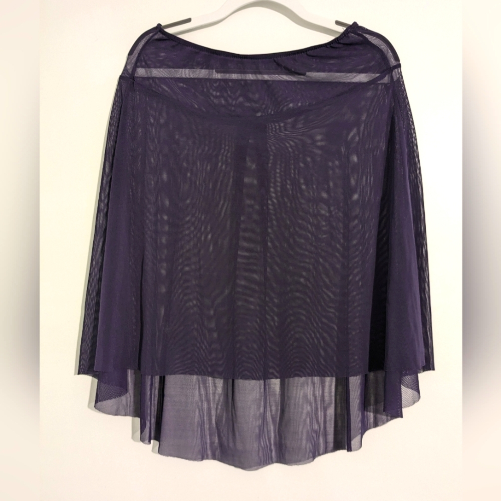 Mesh pull-om ballet skirt, XS